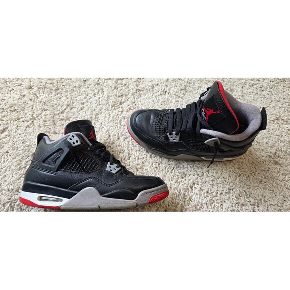 Air Jordan 4 Retro GS 'Bred Reimagined' size 7y - Picture 1 of 8